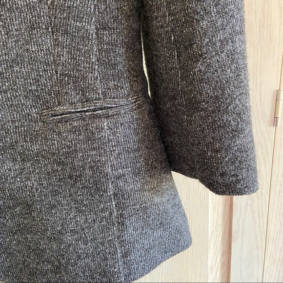Cartonnier Anthropologie Gray Knit Blazer Cardigan | Size Extra Small - Picture 5 of 8